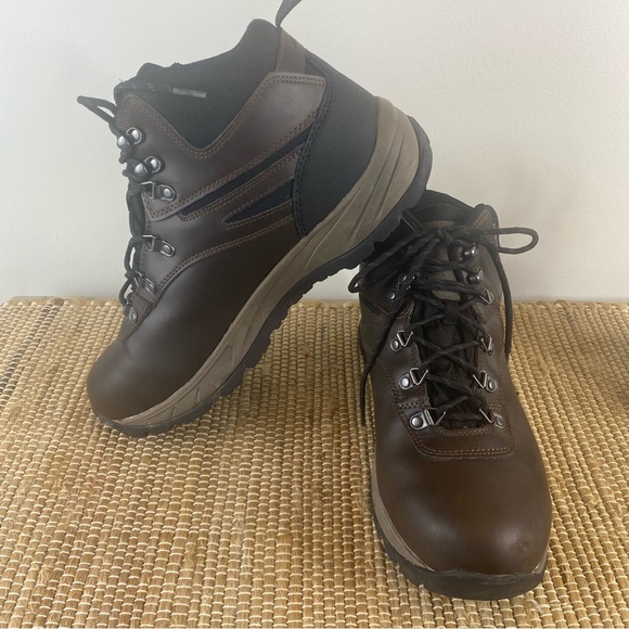 Men’s Eddie Bauer Everett Leather Waterproof Hiking Boots in Brown Size 13 - Picture 3 of 12